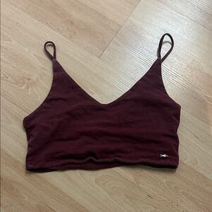 Chic Burgundy Camisole Top